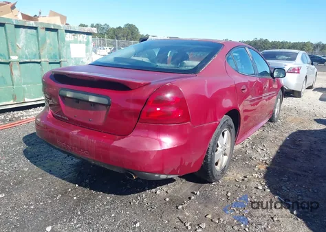 2005 Pontiac Grand Prix z USA, uszkodzony, nr VIN 2G2WP522951228726